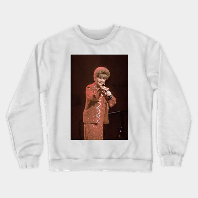 Debbie Reynolds Photograph Crewneck Sweatshirt by Concert Photos